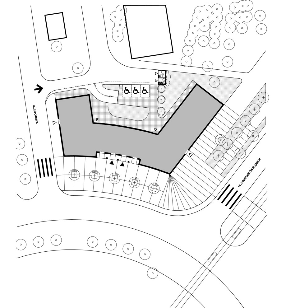 Budynek mieszkalno-usługowy Powstańców Śląskich3