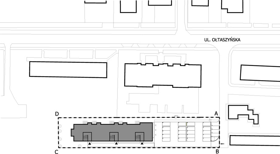 Projekt budynku wielorodzinnego ul. Ołtaszyńska Wrocław4