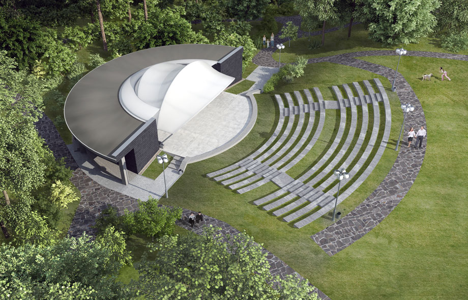 Rewitalizacja amfiteatru letniego w Parku Zdrojowym Szczawno-Zdrój2